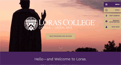 Desktop Screenshot of loras.edu